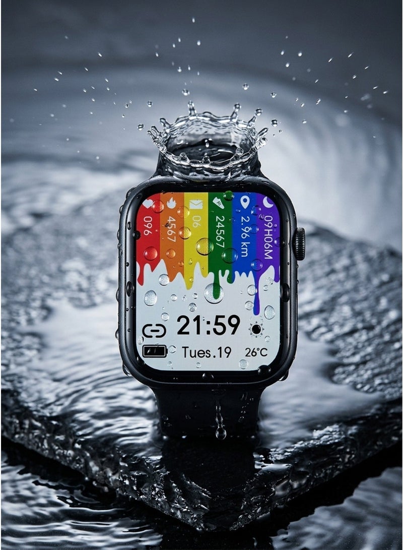 Aolon Foom Lite Smartwatch 1.83 Inch Touchscreen Bluetooth Calling Smart Watch IP68 Waterproof Compatible with Android and iOS - Image 5