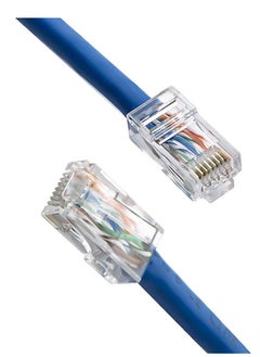 Kuwes 25-Piece Open End Pass Through Cat6 Lock Style Safety Connector Set Clear/Gold  - Image 3