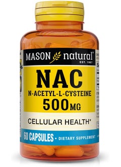 MASON Natural Nac N-Acethyl-L-Cysteine, 500Mg, 60 Capsules  - Image 1