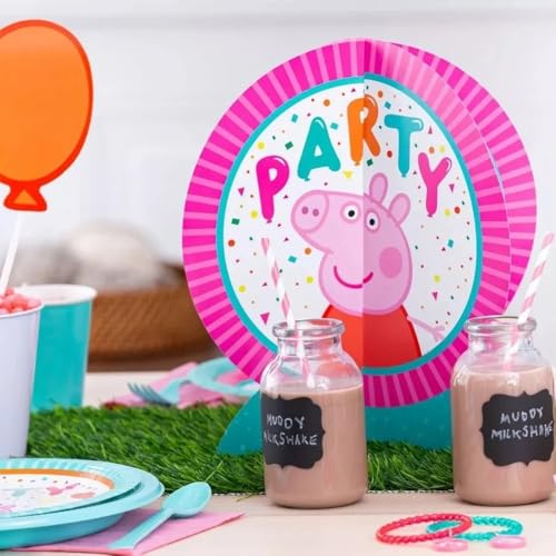 Amscan Peppa Pig Confetti Party Centerpiece Kit (Pack of 27) - Vibrant, Colorful & Fun Table Decorations - Ideal for Kids' Birthday Celebrations - Image 3