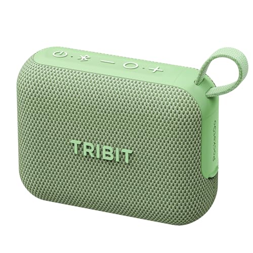 Tribit مكبر صوت بلوتوث محمول من تريبيت بوكيت جو مع صوت ستيريو 7 واط، مقاوم للماء والغبار IP68، 20 ساعة من وقت التشغيل، EQ مخصص، BT6.0 وتوصيل TWS، يدعم بطاقة TF، مثالي للسفر، في الهواء الطلق، هدايا - Image 1