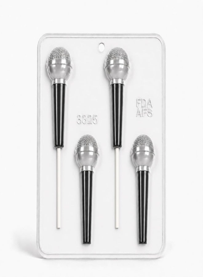 Lollipops Microphone Lollipop Chocolate Candy Mold 3325 with 4 Cavities - Image 3