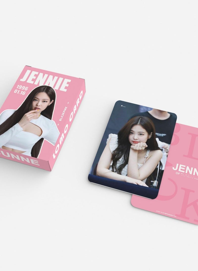 55Pcs BlackPink Jennie Lomo Card - Image 1