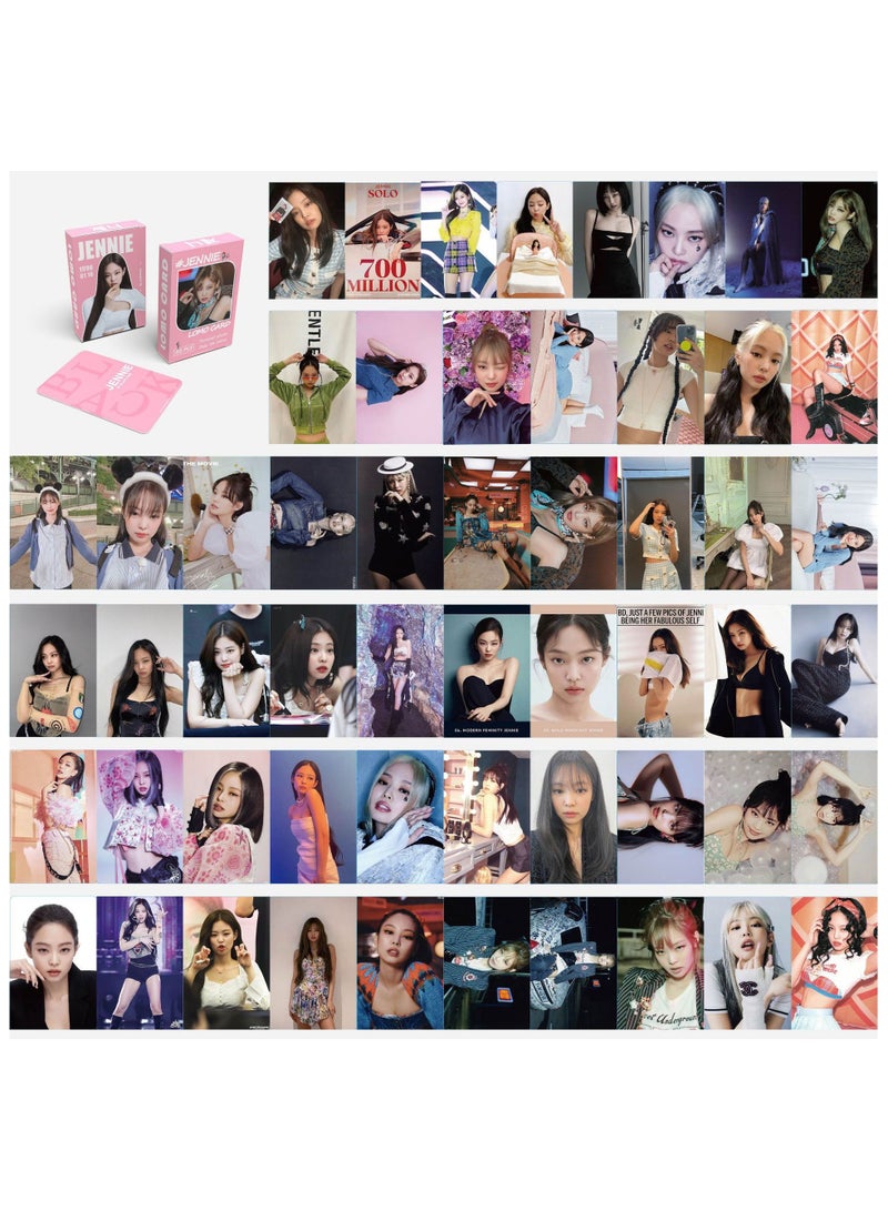 55Pcs BlackPink Jennie Lomo Card - Image 2