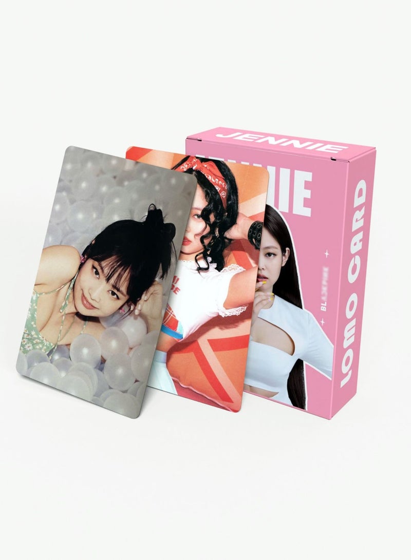 55Pcs BlackPink Jennie Lomo Card - Image 3