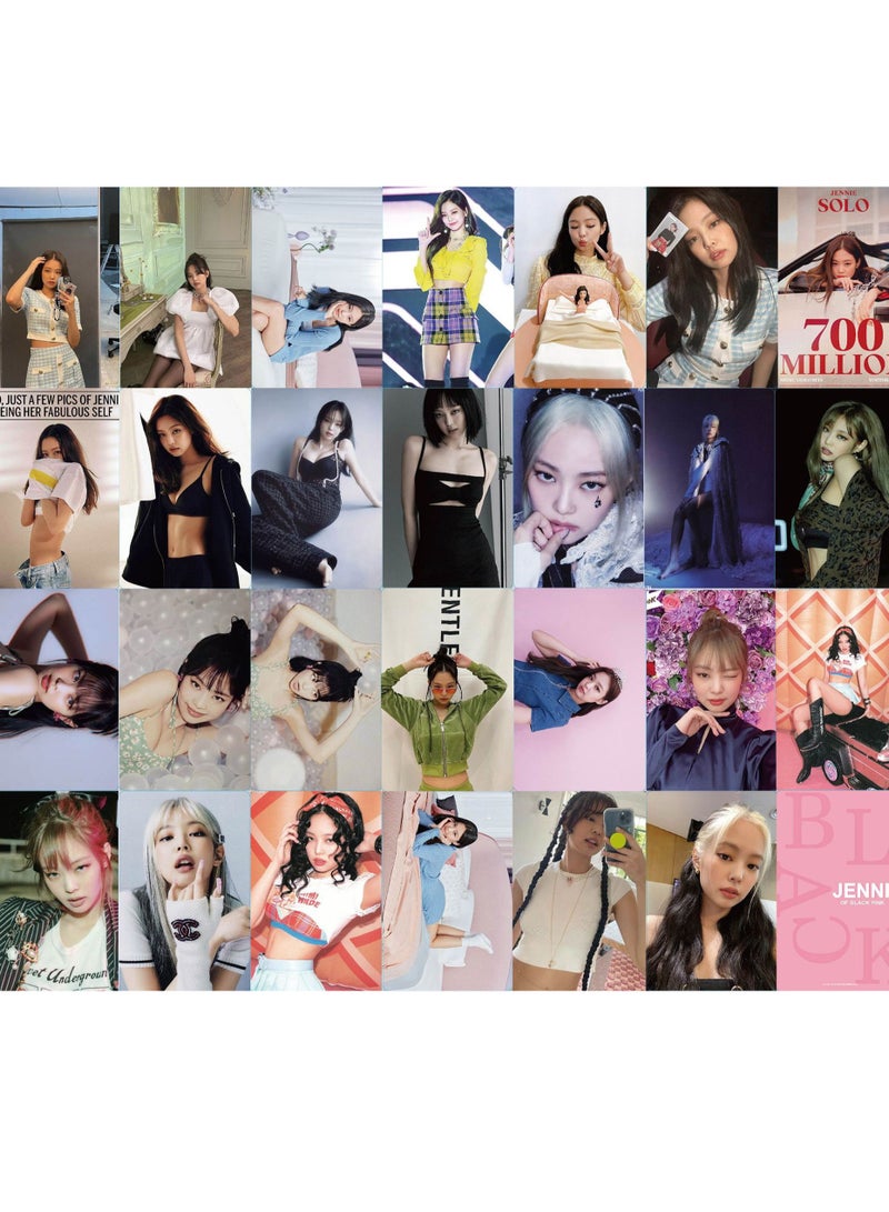 55Pcs BlackPink Jennie Lomo Card - Image 4