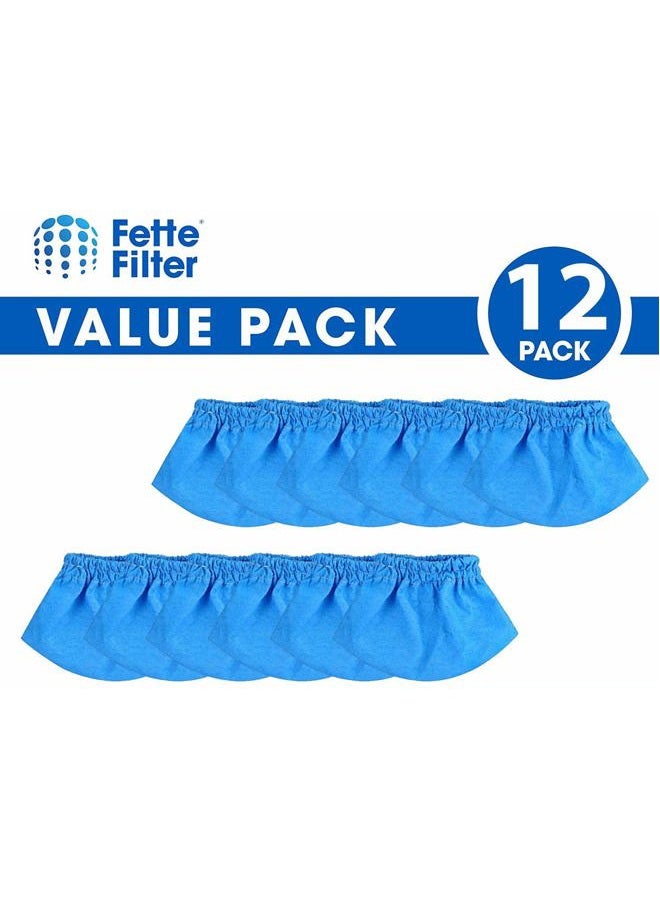 Fette Filter 12 Premium VRC2 Cloth Filter Compatible with Vacmaster 1.5 to 3.2 Gallon Wet/Dry Vacuums. Washable and Reusable Value Pack of 12 Premium Bags - Image 2