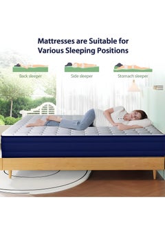 TRIVEX King Size Medical Mattress Medium Firm Orthopedic Mattress For Spine Support Posturepedic Double Bed Mattress For Pressure Relief Designed For Optimal Spinal Support & Improved Sleep Quality Mattress 180x200  - Image 5