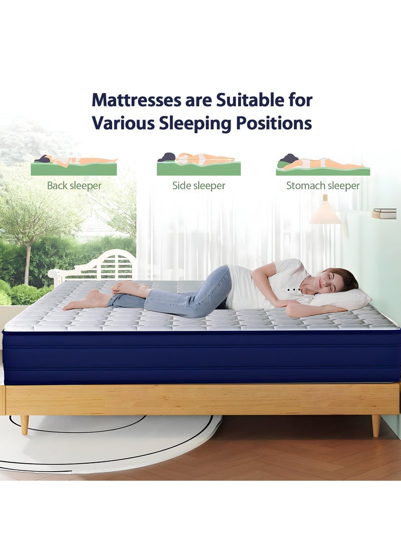 TRIVEX King Size Medical Mattress Medium Firm Orthopedic Mattress For Spine Support Posturepedic Double Bed Mattress For Pressure Relief Designed For Optimal Spinal Support & Improved Sleep Quality Mattress 180x200  - Image 5