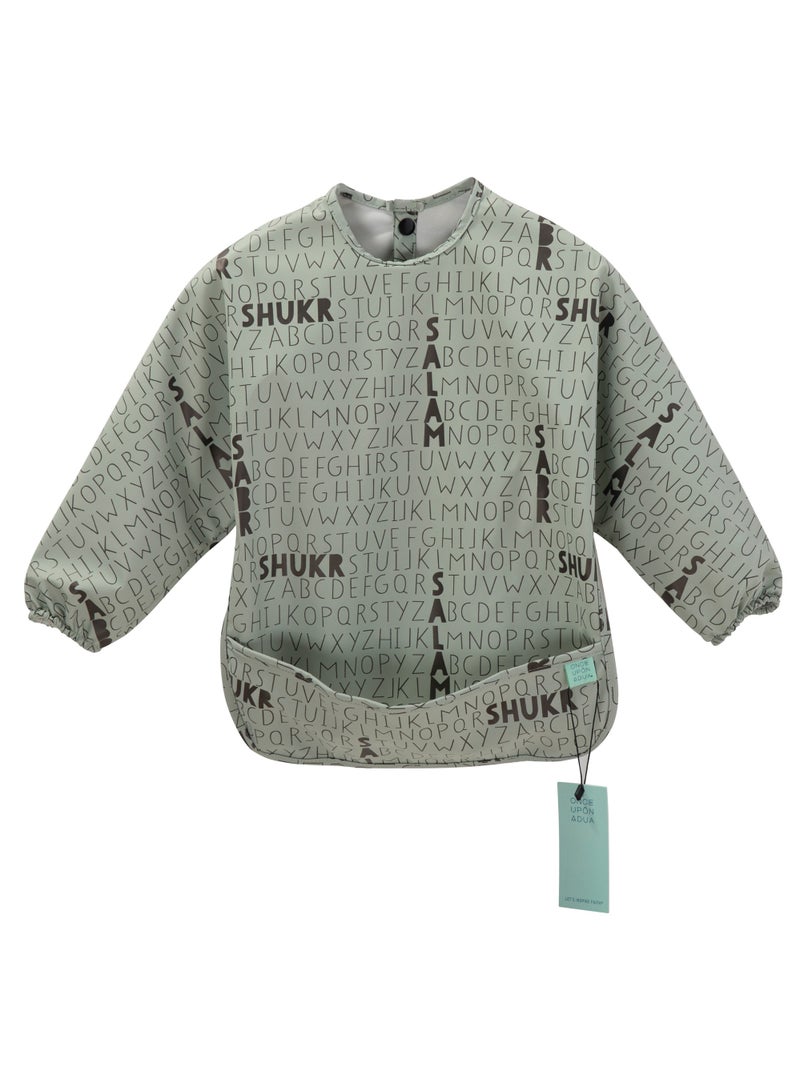 ONCE UPON A DUA Long Sleeved Pocket Bib with Carry Pouch - Image 1
