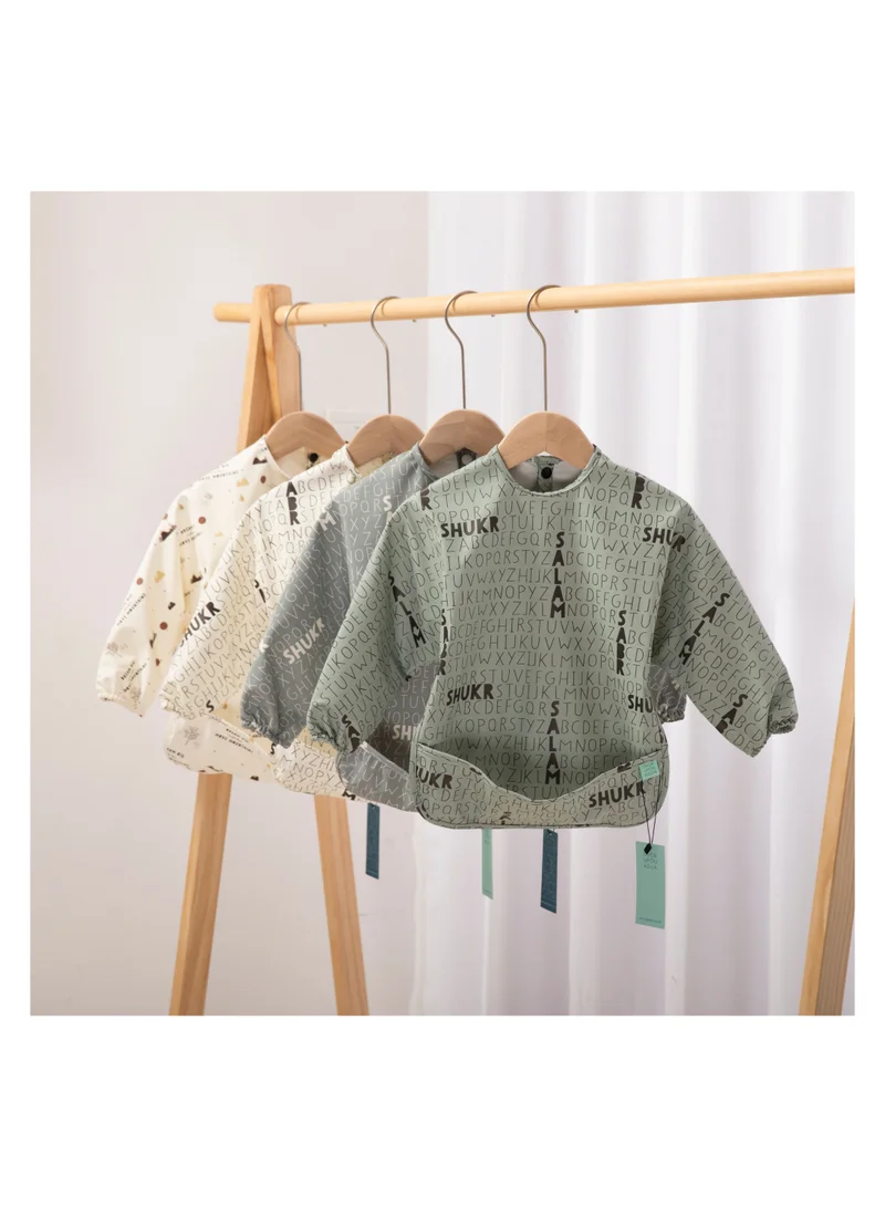 ONCE UPON A DUA Long Sleeved Pocket Bib with Carry Pouch