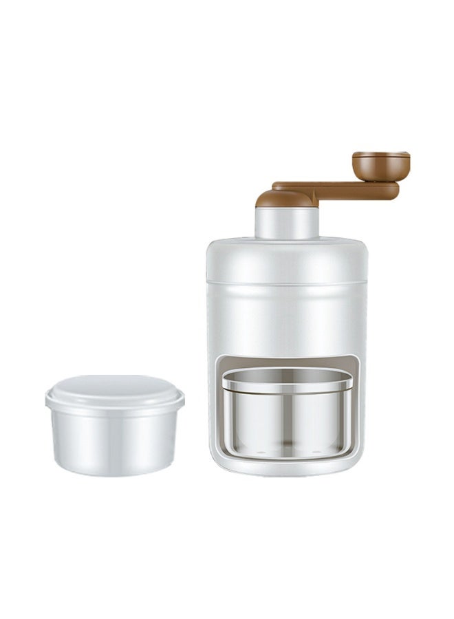 أكنزلмед آلة الجليد الحلاقة اليدوية ، كسارة الجليد المحمولة وآلة مخروط الثلج للاستخدام المنزلي آلة الجليد الحلاقة المتميزة لصنع مخروط الثلج - Image 1