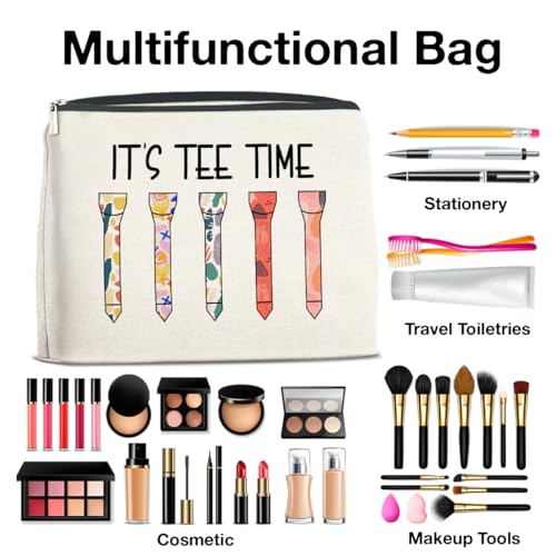UPNEGE Golf Lovers Gift for Women Makeup Bag Golf Weekend Gifts Golfer Gifts for Women Cosmetic Bag Zipper Makeup Pouch - Image 4