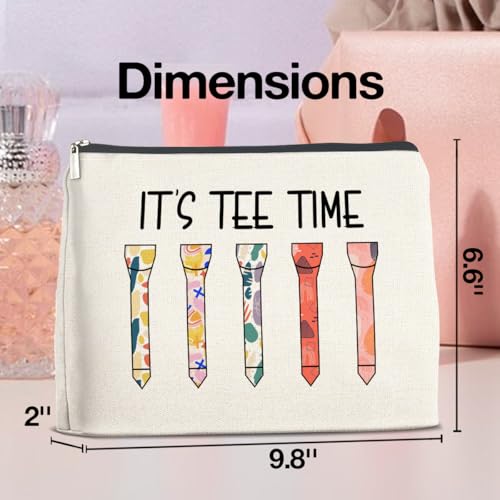 UPNEGE Golf Lovers Gift for Women Makeup Bag Golf Weekend Gifts Golfer Gifts for Women Cosmetic Bag Zipper Makeup Pouch - Image 2