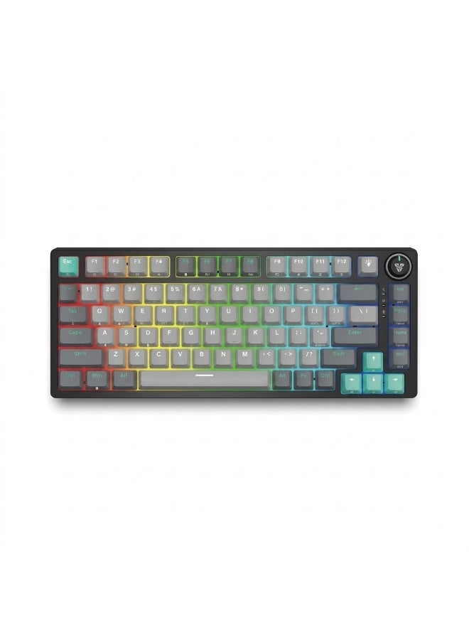 FANTECH Atom Pro83 MK913 Tri-Mode Mechanical Gaming Keyboard, Blue Switch, 2.4GHz Wireless, Bluetooth & USB - Image 1