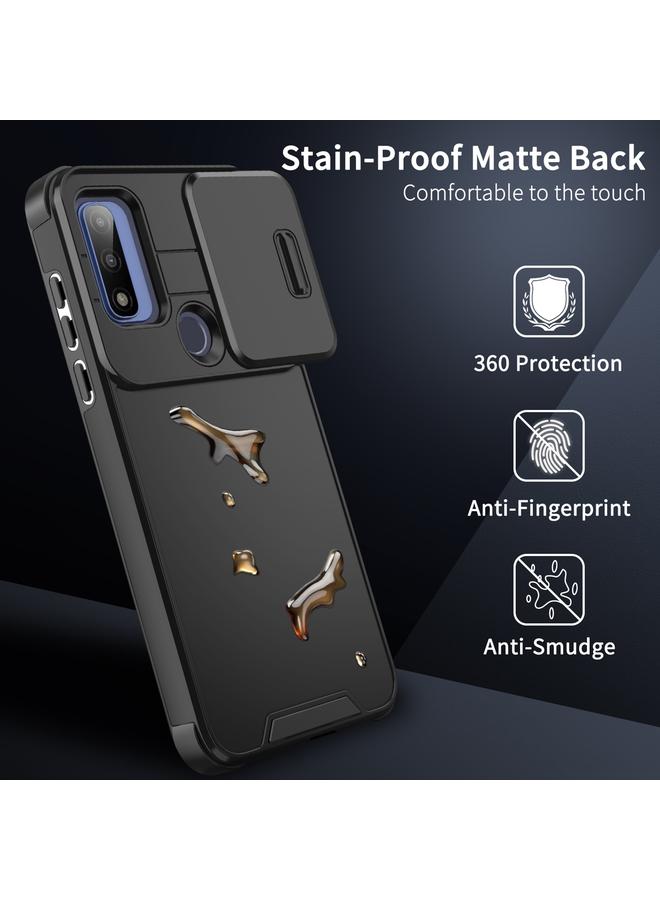 S-TOP Case For Motorola Moto G Pure 2021 Sliding Camshield TPU + PC Phone Case - Image 5