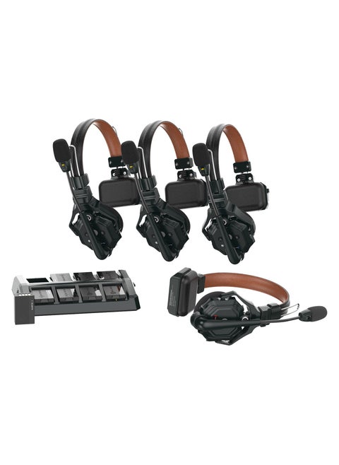 Hollyland Solidcom C1 Pro-4S Full-Duplex ENC Wireless Intercom System with 4 Headsets (1.9 GHz)