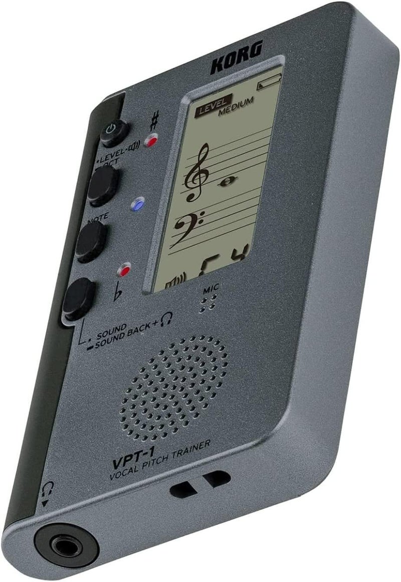 Korg VPT-1 Vocal Pitch Trainer - Handheld Tuner for Singers - Image 2