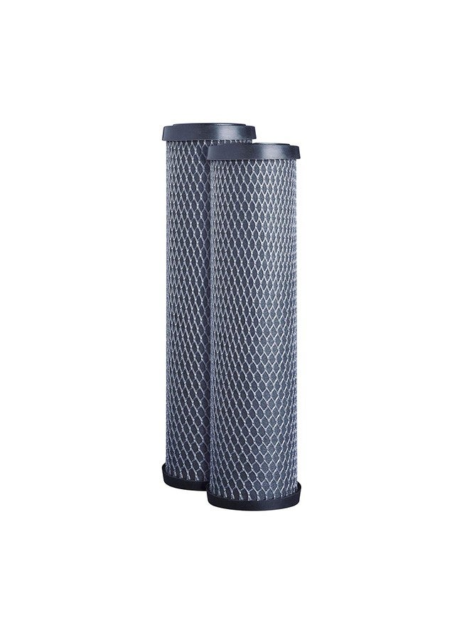 CFS - Carbon Block Water Filter Cartridges Compatible with SCWH-5 HF-150A, HF-160, HF-360A, and HF-365 Models - Removes Bad Taste - Under-Sink Water Filter Replacement Cartridge - 5 Micron (2 Pack) - Image 1