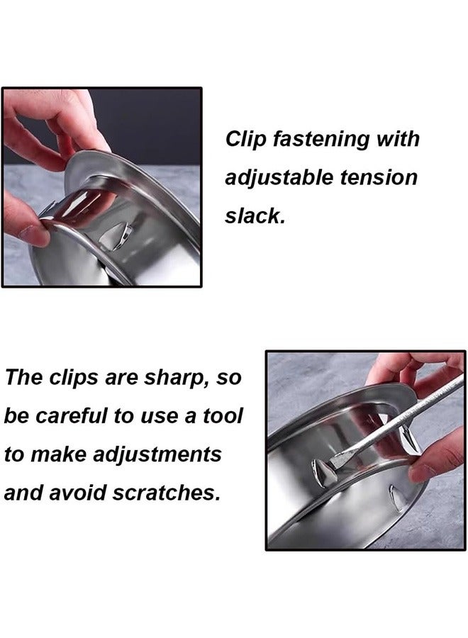 مكافحة الانسداد طابق الصرف غطاء, 304 الفولاذ المقاوم للصدأ مطبخ طابق الصرف غطاء, جولة Snap-in الصرف مكافحة حجب جولة الشبكة غطاء, سهلة التنظيف - Image 4