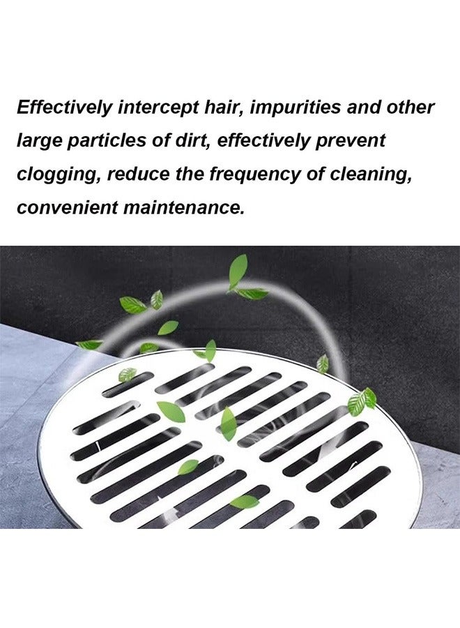 مكافحة الانسداد طابق الصرف غطاء, 304 الفولاذ المقاوم للصدأ مطبخ طابق الصرف غطاء, جولة Snap-in الصرف مكافحة حجب جولة الشبكة غطاء, سهلة التنظيف - Image 5