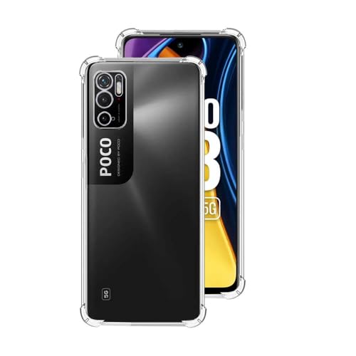 7-Seven 7SEVEN® Back Cover for Poco M3 Pro 5G Transparent Mobile Back Case Shock Proof Design Camera Edges Protection Crystal Clear Phone Case Silicon Soft TPU and Flexible Bumper Phone Cover - Image 1