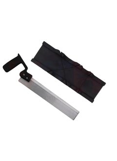 VTH WITH TAGLINE ABSOLUTE TOOLING SOLUTIONS VTH PrecisionCut Pro Durable ABS plastic mitre box with saw for precise 45 and 90 cuts perfect for home improvement and DIY projects  - Image 1