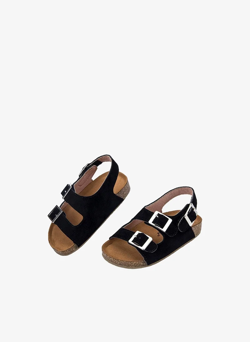 Mark & Mia Mark & Mia Hook & Loop Velcro Closure Sandals - Black