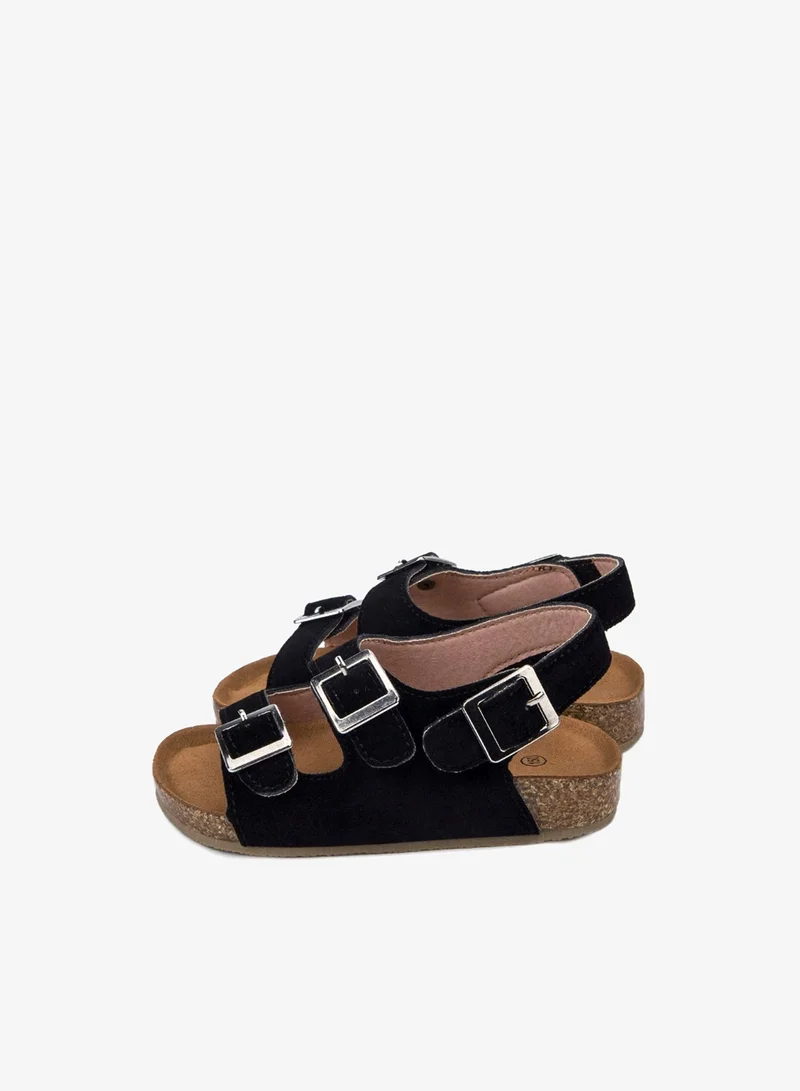 Mark & Mia Mark & Mia Hook & Loop Velcro Closure Sandals - Black