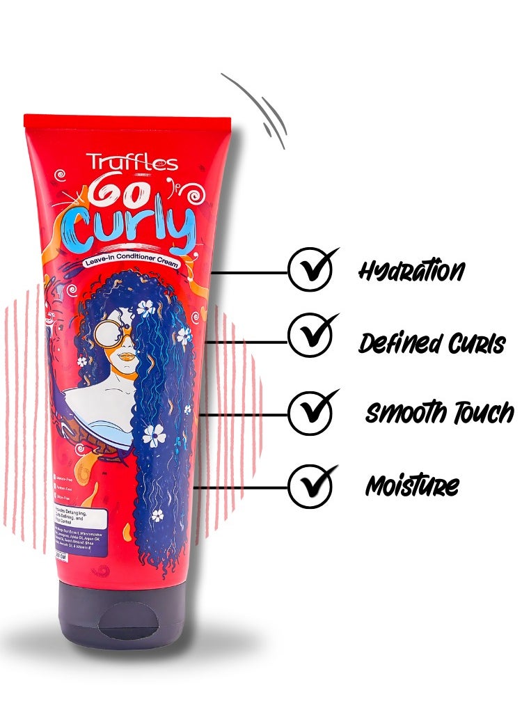 Truffles - Go Curly – Leave-In Conditioning Cream 250 ml - Image 1