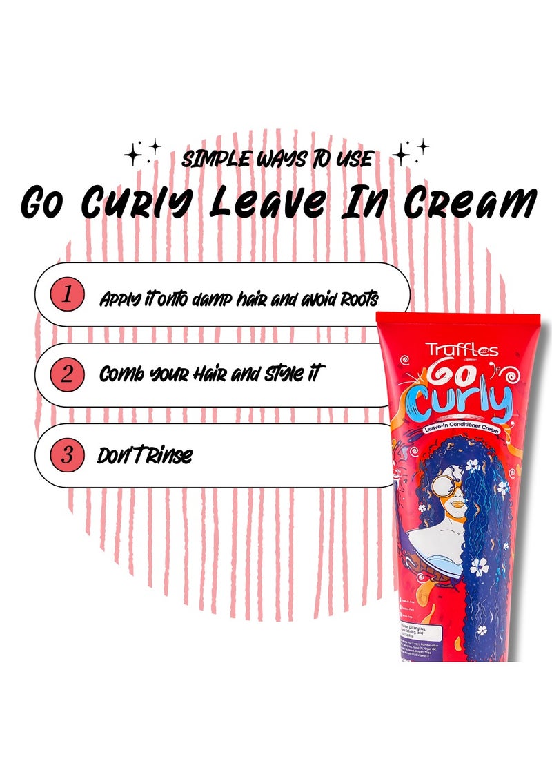 Truffles - Go Curly – Leave-In Conditioning Cream 250 ml - Image 1