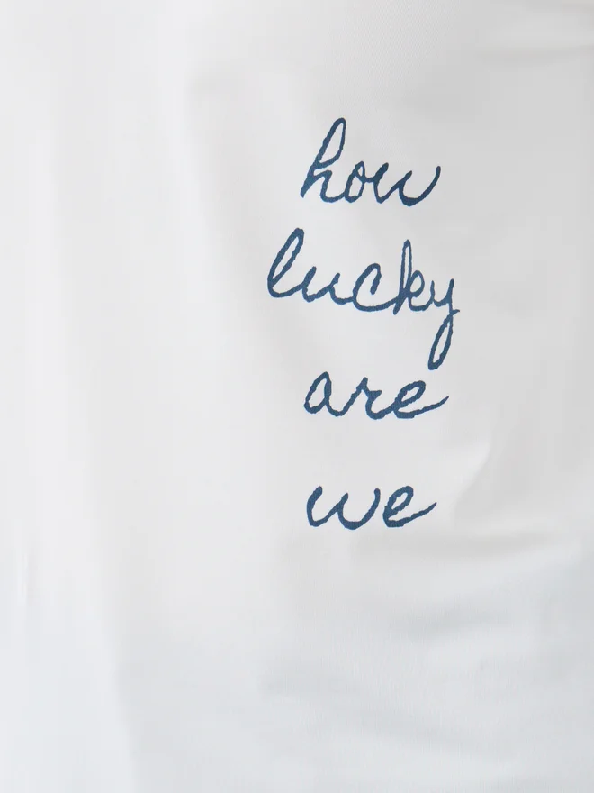 Take Two Take Two Round Neck Slogan Print T-Shirt