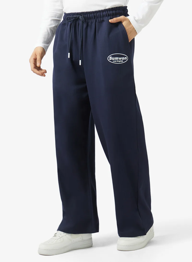 سفنتي فايف بنطلون رياضي فضفاض برسومات