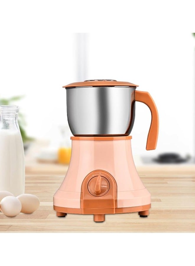 Electric Grain Grinder Portable Food Processer Spice Grinder for Indoor Outdoor 500 ML  - Image 2