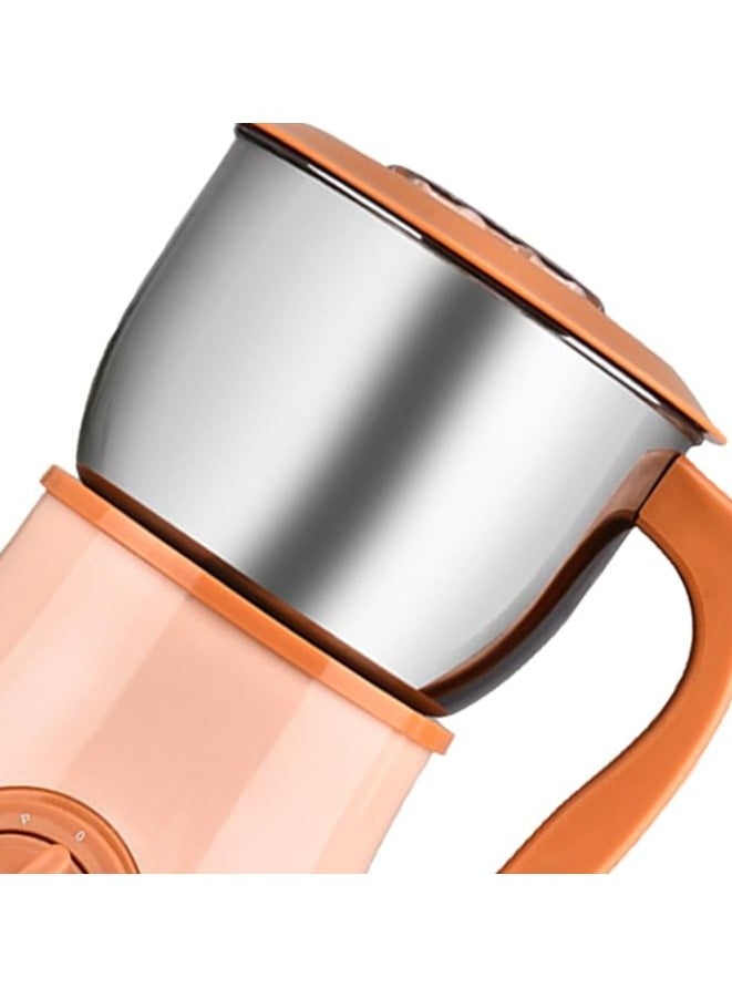 Electric Grain Grinder Portable Food Processer Spice Grinder for Indoor Outdoor 500 ML  - Image 3