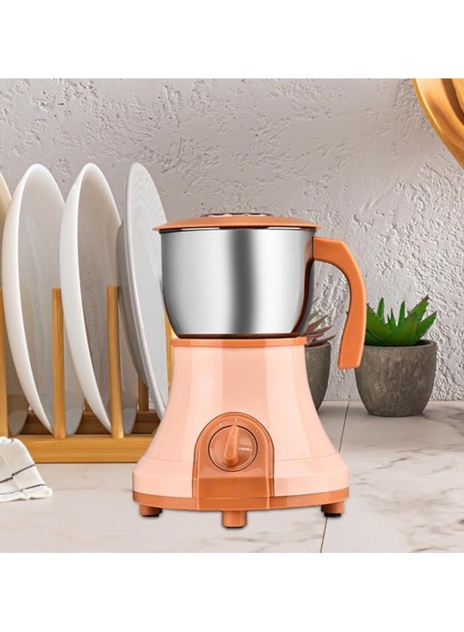 Electric Grain Grinder Portable Food Processer Spice Grinder for Indoor Outdoor 500 ML  - Image 4