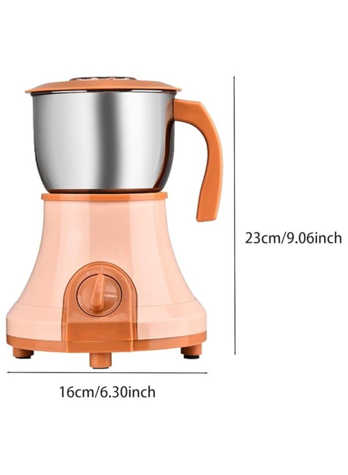 Electric Grain Grinder Portable Food Processer Spice Grinder for Indoor Outdoor 500 ML  - Image 5