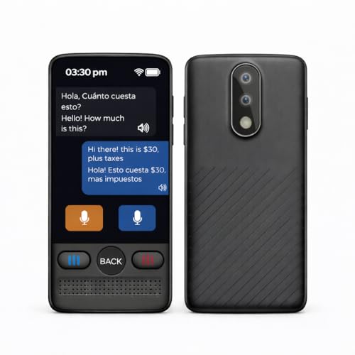 Herpla Language Translator Device, Voice/Text Bidirection Word Translator, 138 Languages Online/Offline Translator For business And Learning - Image 1