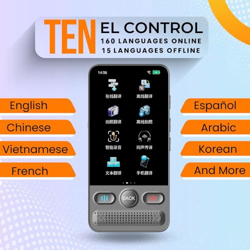 Herpla Language Translator Device, Voice/Text Bidirection Word Translator, 138 Languages Online/Offline Translator For business And Learning - Image 5