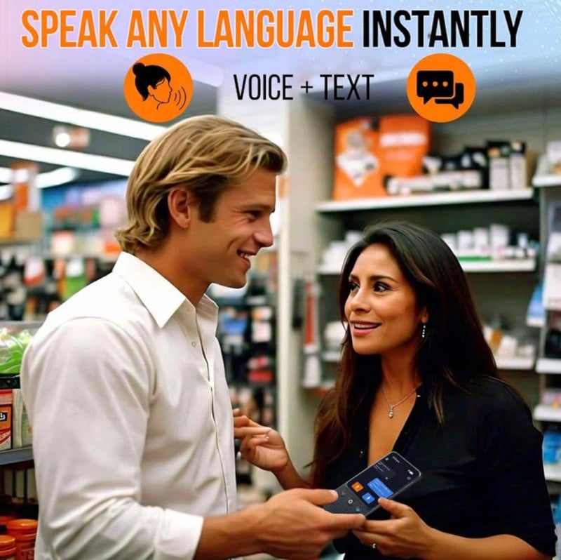 Herpla Language Translator Device, Voice/Text Bidirection Word Translator, 138 Languages Online/Offline Translator For business And Learning - Image 4