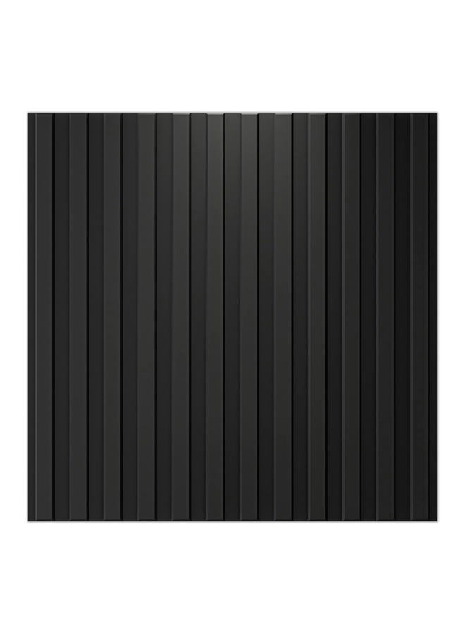 Art3d Slat Wall Panel, 3D Fluted Textured Panel 12-Tile 19.7 x 19.7in. - Black - Image 2