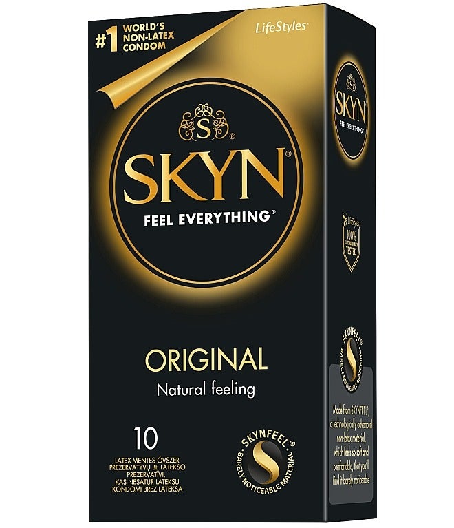 SKYN Original Natural Feeling Non-Latex Condoms - 10  Pieces - Image 1