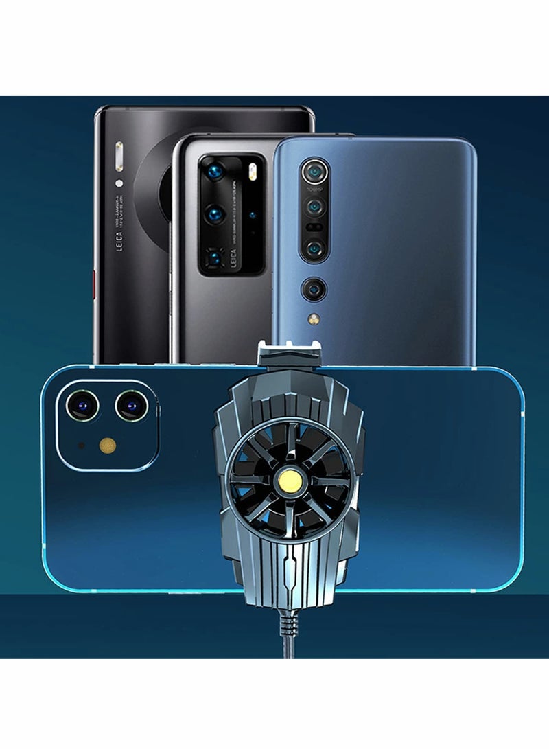 KASTWAVE Phone Cooler, Cellphone Radiator with Dual Semi-Conductor Cooling Chip, Suitable for All Types Cellphone from 4.5 to 7 Inches for Tiktok Live Streaming, Outdoor Vlog, Mobile Gaming  - Image 5