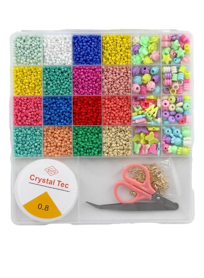 child toy Colorful Bracelet Beads Art Starter DIY Bead Making Kit For Kids  - Image 1