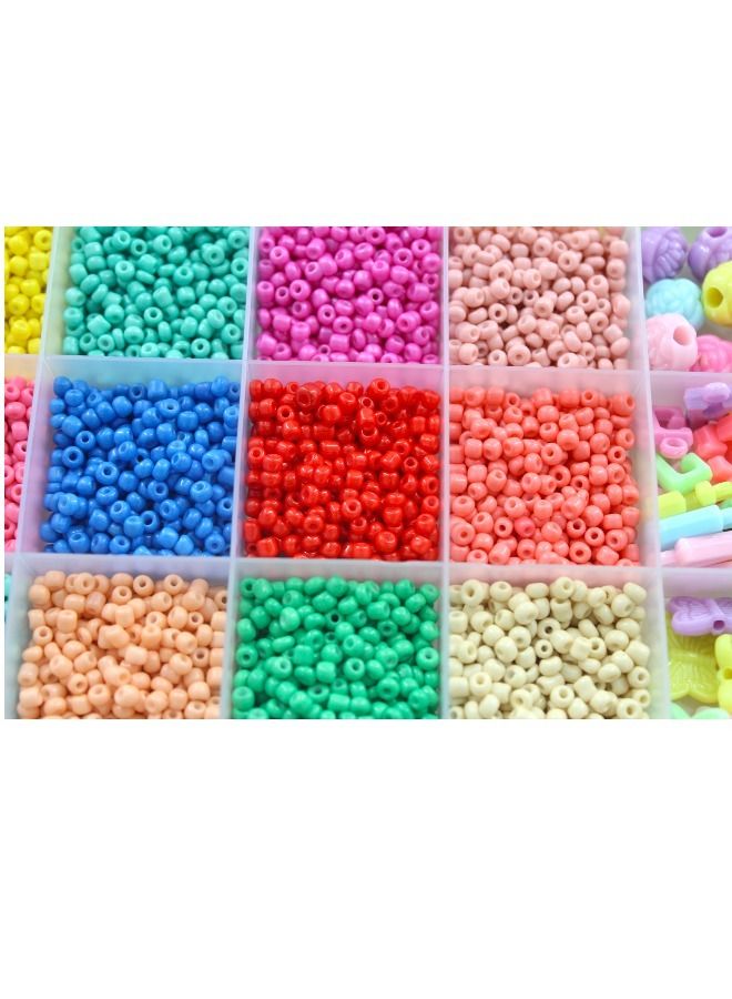 child toy Colorful Bracelet Beads Art Starter DIY Bead Making Kit For Kids  - Image 4