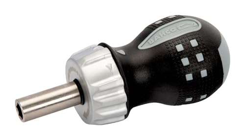 BAHCO 808050S Magnetic Ratcheting Screwdriver Stubby - Image 1