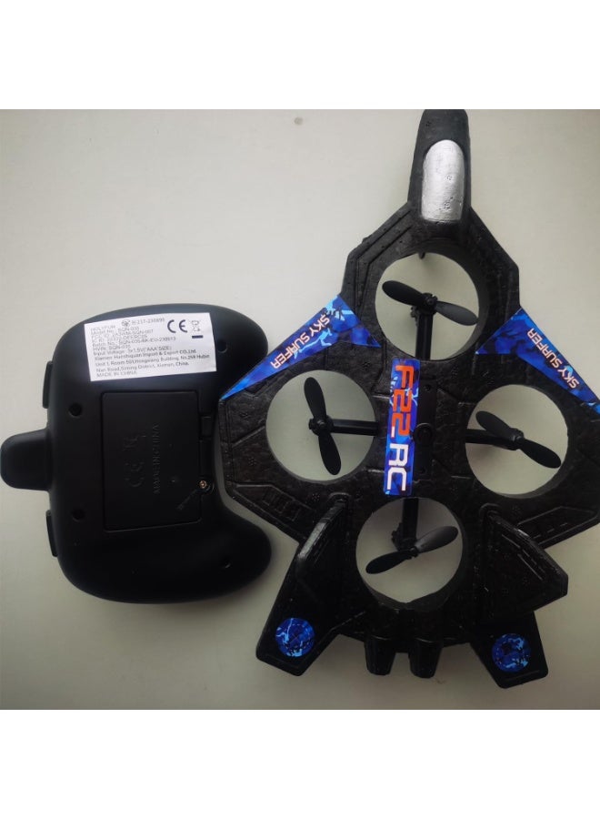 Form Drone RC Airplane for Kids and Beginners, Remote Control Plane Fighter Jet Helicopter with Light, Auto Hovering, 360° Flip  - Image 4