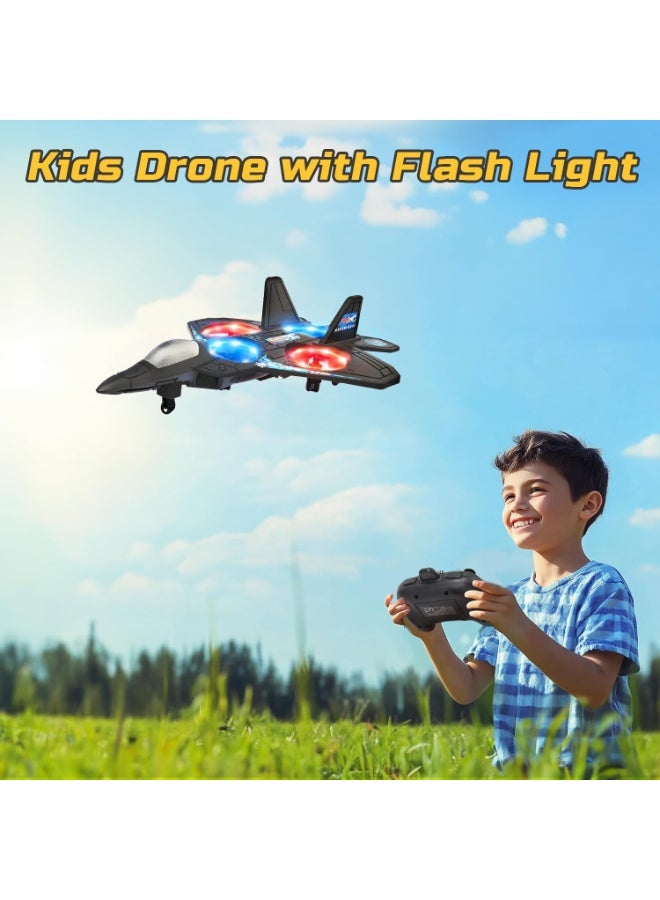 Form Drone RC Airplane for Kids and Beginners, Remote Control Plane Fighter Jet Helicopter with Light, Auto Hovering, 360° Flip  - Image 5