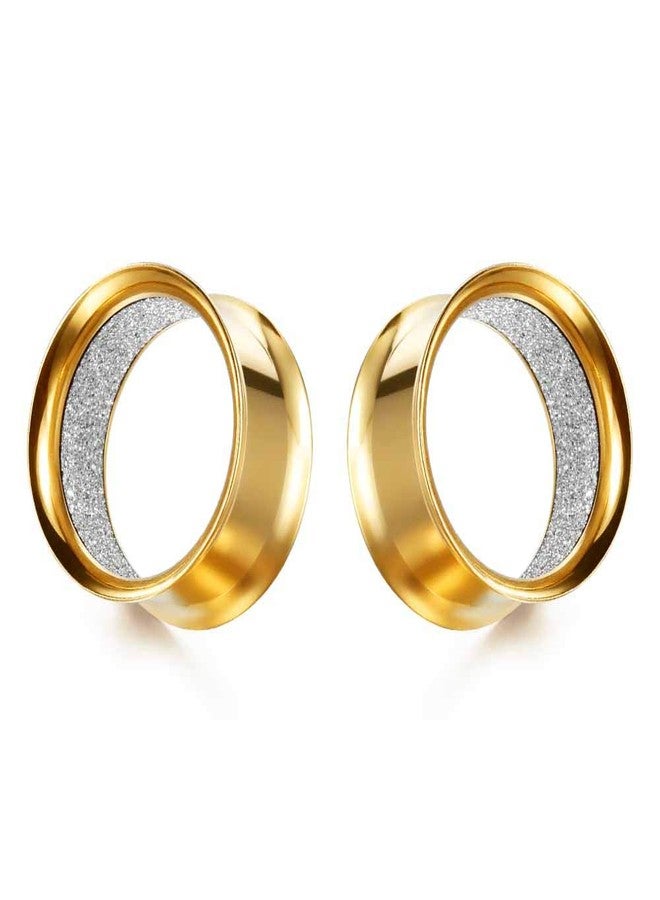 COOEAR Upgrade Eyelet Tunnels and Plugs Flesh Ear Gauges Earrings Piercing Double Flared Stretchers Expander 6mm to 25mm. - Image 1