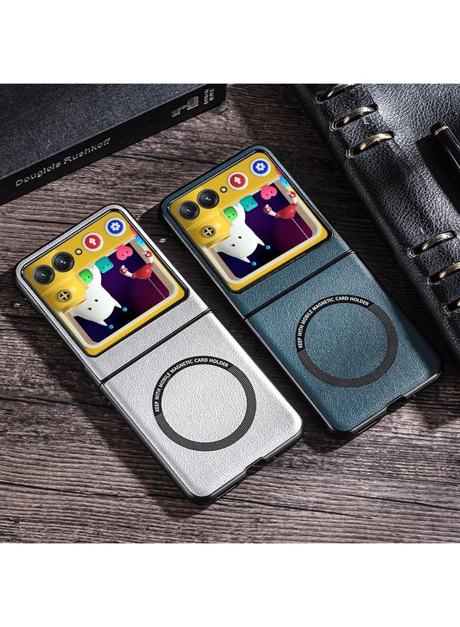 اس-توب جراب هاتف موتورولا رازر 50 القابل للطي من مادة البولي يوريثان المغناطيسية MagSafe - Image 3